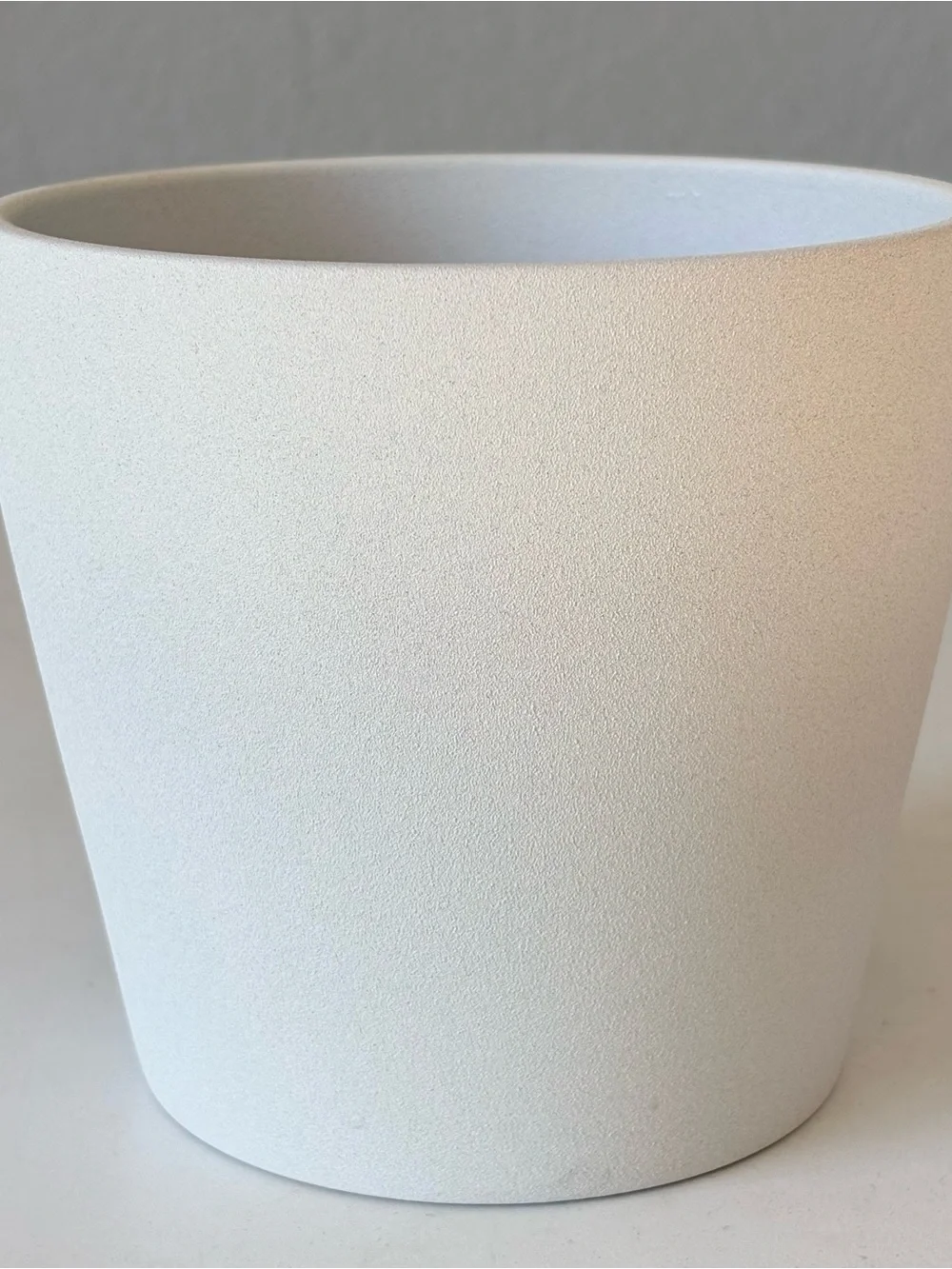 Set of 2 White & Blue Terracotta Clay Pot 5”H Succulent Planter No Drainage Hole